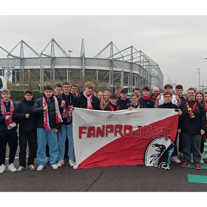 Ausflug zum SC Freiburg mit dem Fanprojekt iB-Freiburg