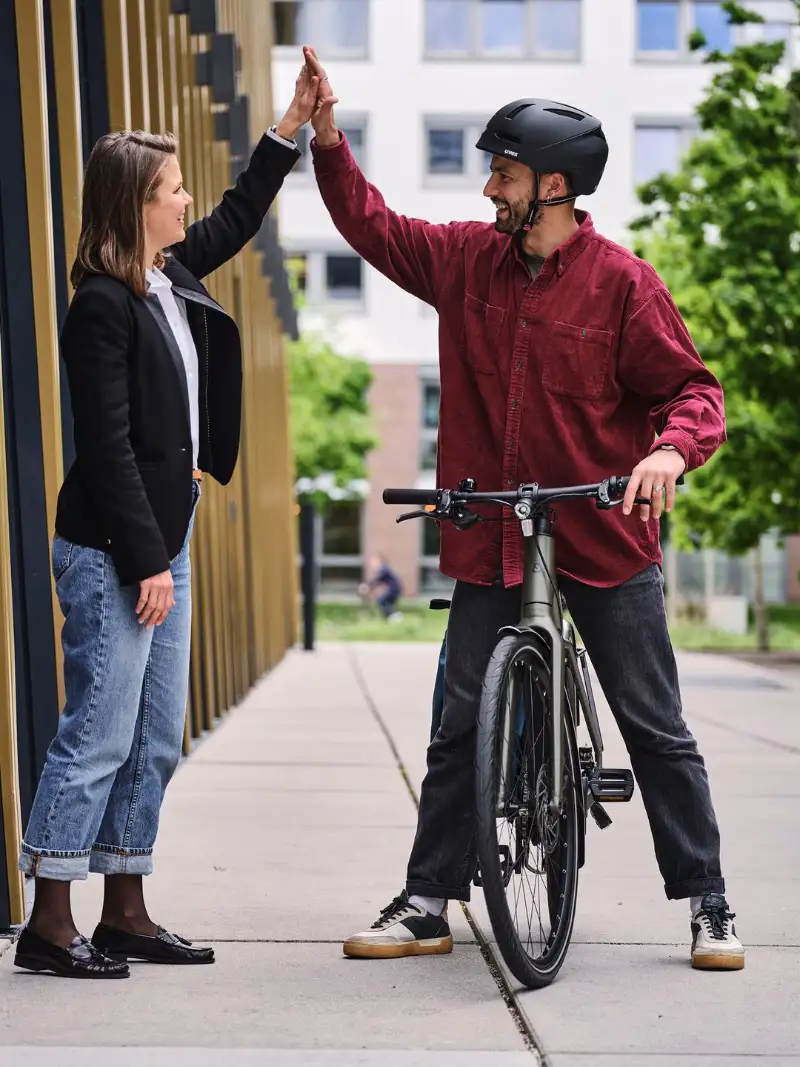 Pressebild (c) JobRad: JobRad, GLS und LOFINO bündeln Expertise zu Mobilitätslösungen